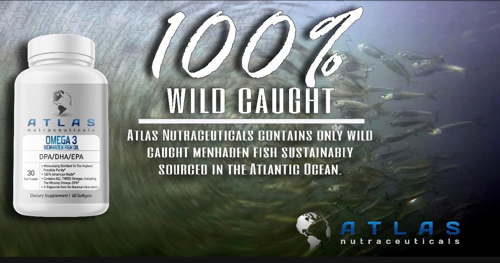 Menhaden Fish Oil-Omega 3-60 Softgels 4