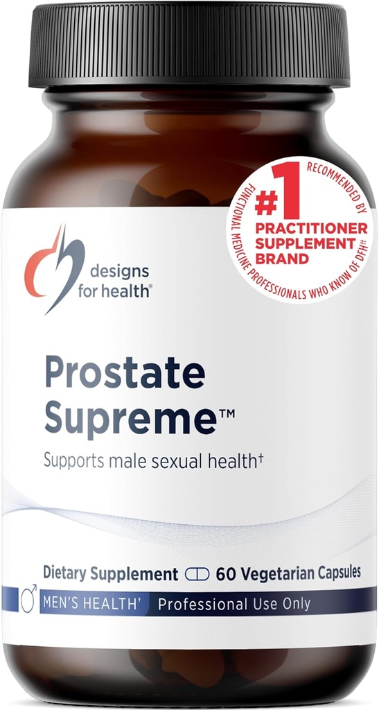 Designs for Health Saw Palmetto Prostate Supplement for Men - Prostate Supreme with Saw Palmetto, DIM, Vitamins, Nettle, Zinc + Chrysin - Non-GMO, Soy Free (60 Capsules) 2