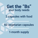 Life Extension Bioactive Complete B-Complex, Heart, Brain and Nerve Support, Healthy Energy, Metabolism, Complete B Complex, 60 Vegetarian Capsules (Pack of 2) 6