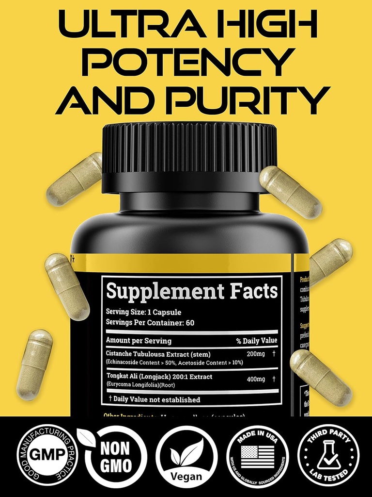 Black Forest Supplemets Starter Pack Bundle. 1 X Turkesterone + 1 X Cistanche (TESTO Pack) 6