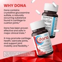 DONA Crystalline Glucosamine Sulfate 60 caplets (3 Pack)F 5