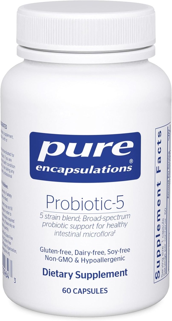 Pure Encapsulations Probiotic-5 | Dairy and Soy Free Probiotic Blend to Support Immune and Gastrointestinal Health | 60 Capsules 2
