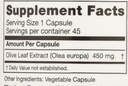 Seagate Products Olive Leaf Extract 450mg 45 Capsules 5