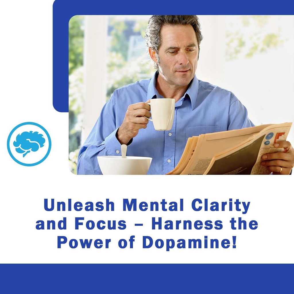 Dopamine Supplements for Men and Women - Contains 500mg Mucuna Pruriens Extract (40% L-DOPA) - 60 Capsules (2 Pack) 5