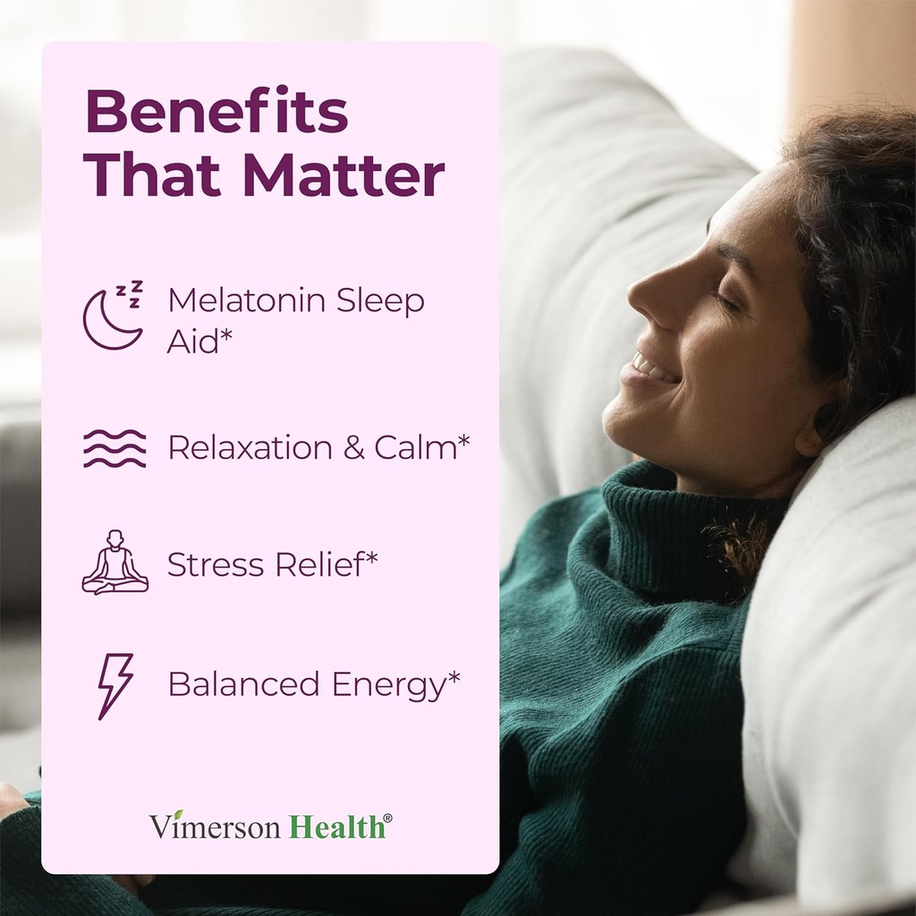 Melatonin Sleep Aid with L Theanine & Valerian Root – Turmeric Supplement – Turmeric Curcumin with Ginger & Black Pepper – L-Theanine & Melatonin 3mg for Sleep, Calm and Stress Relief – 2 Pack 3