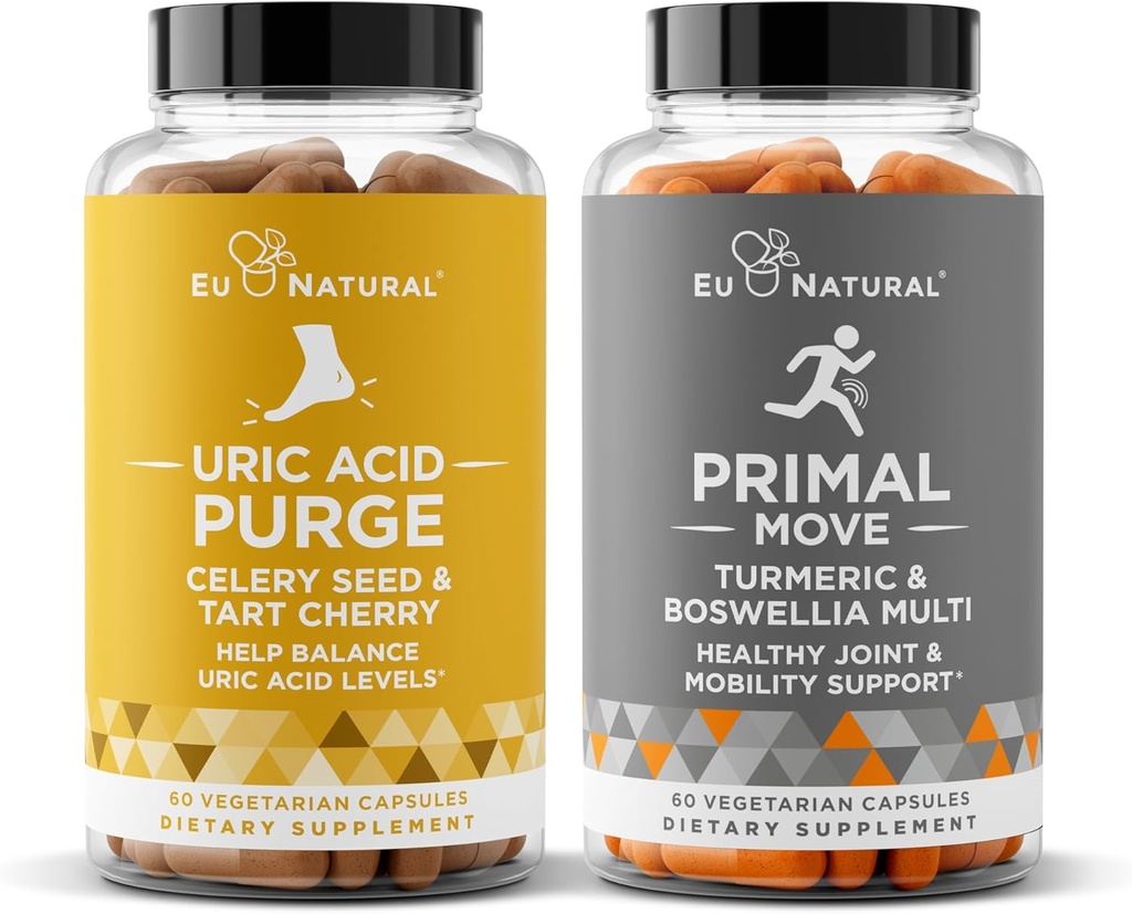 Uric Acid Purge and Primal Move Bundle - Advanced Whole-Body Joint Health Support for Active Mobility, Flexbility & Comfort 2