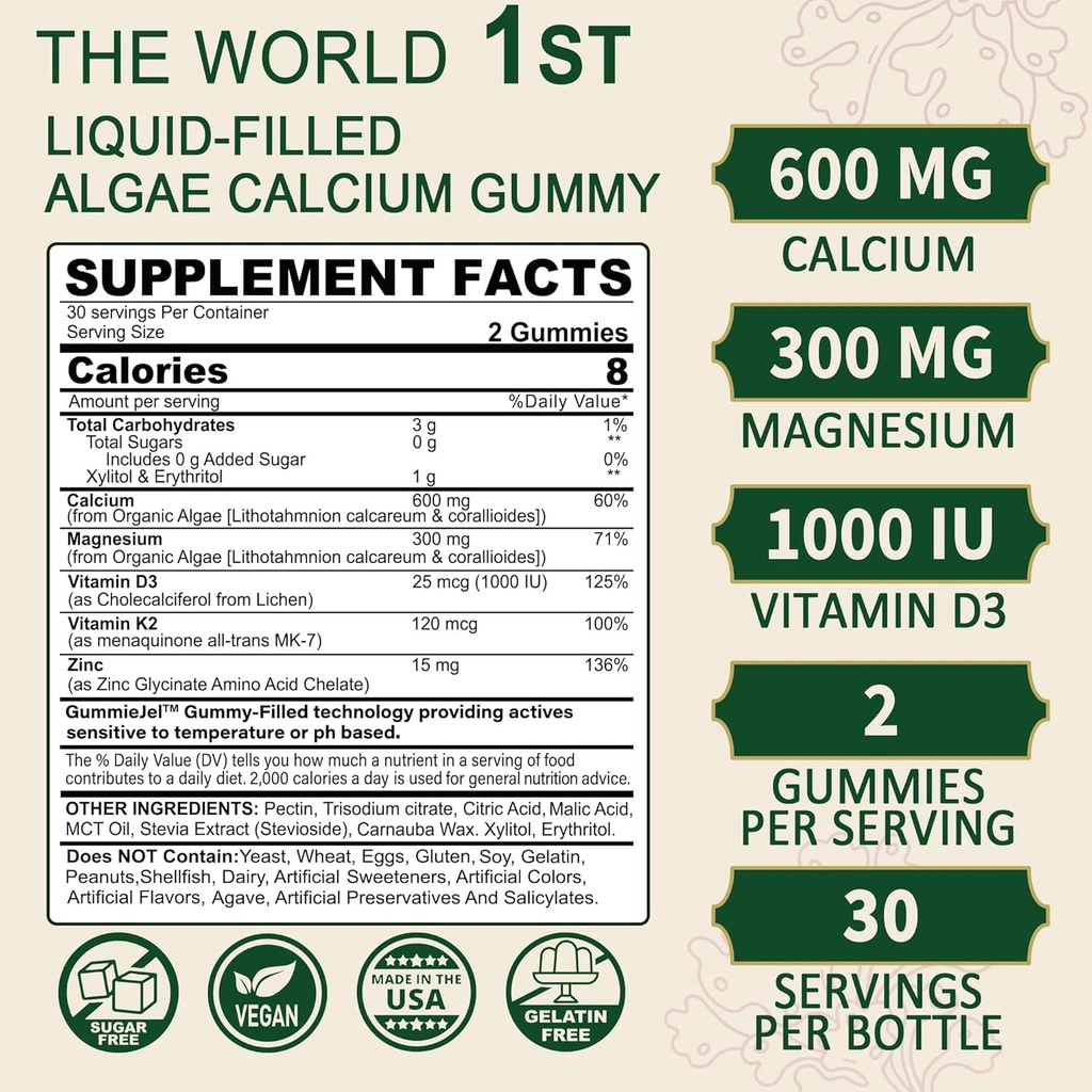 Bundle - Glucosamine Chondroitin MSM + Algae Calcium 4