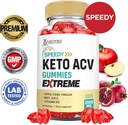 Justified Laboratories (2 Pack Speedy Keto ACV Gummies Extreme 2000MG Speedy Keto Gummies Advanced Formula Apple Cider Vinegar with Pomegranate Beet Juice Powder B12 Vegan Non GMO 60 Gummys 4