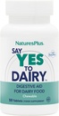 Natures Plus Say Yes to Dairy - 50 Chewable Tablets - Natural Lactase Enzyme Supplement, Maximum Strength Digestive Aid, Lactose Intolerance Relief - Gluten-Free - 50 Servings 2