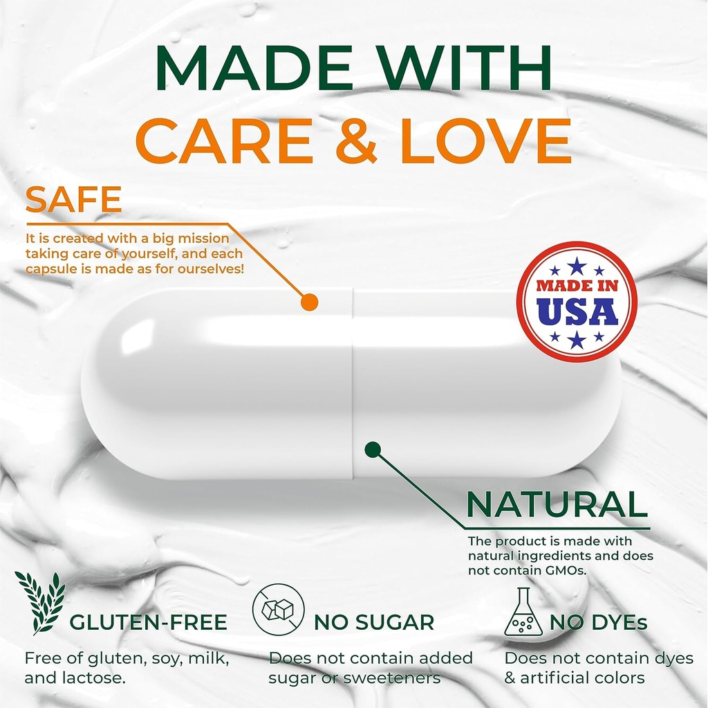 SIRUNES Chicken Collagen Capsules - Type II Collagen Nutritional Supplement for Joint, Skin & Bone Support - Non-GMO, Anti-Aging Dietary Supplements with Hydrolyzed Collagen Peptides - 120 Capsules 5