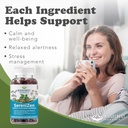 RidgeCrest Herbals SereniZen Gummies with Ashwagandha, GABA, L-Theanine, Chamomile & Lemon Balm, Supports Relaxation & Calm, Stress Management, Sleep. Daily Health Supplement, 60 Ct, 1-2 Month Supply 3