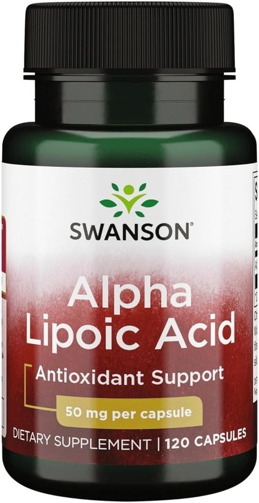 Swanson Alpha Lipoic Acid 50 Milligrams 120 Capsules 2