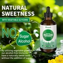 120ml Mullein Leaf Tincture - Lung Cleanse - Vegan Lung Detox - Respiratory Health and Immune Support Drops - Natural Supplement Liquid Extract 4 fl.oz.Chlorophyll 5