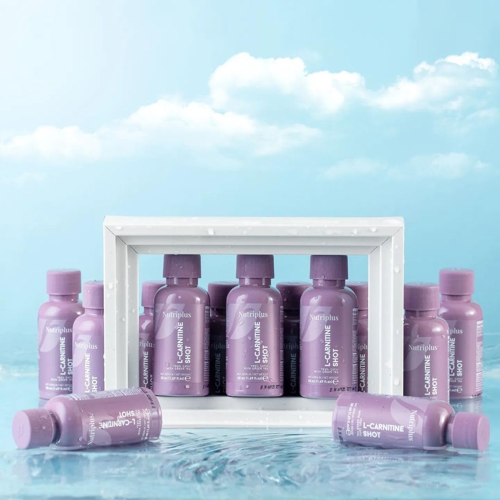 FARMASi Nutriplus Portioned Drink - L-Carnitine, 50ml (12 pcs) - Energy Support, Metabolism Boost, Enhances Endurance, Daily Drink, Supplements 4