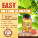 Bee Pollen 1000MG Gummies with 500MG Royal Jelly & Bee Propolis, Sugar Free Bee Pollen Supplement Rich in Vitamin C & E, Vegetarian, Non-GMO, Gluten Free, Support Immunity & Skin Health 5