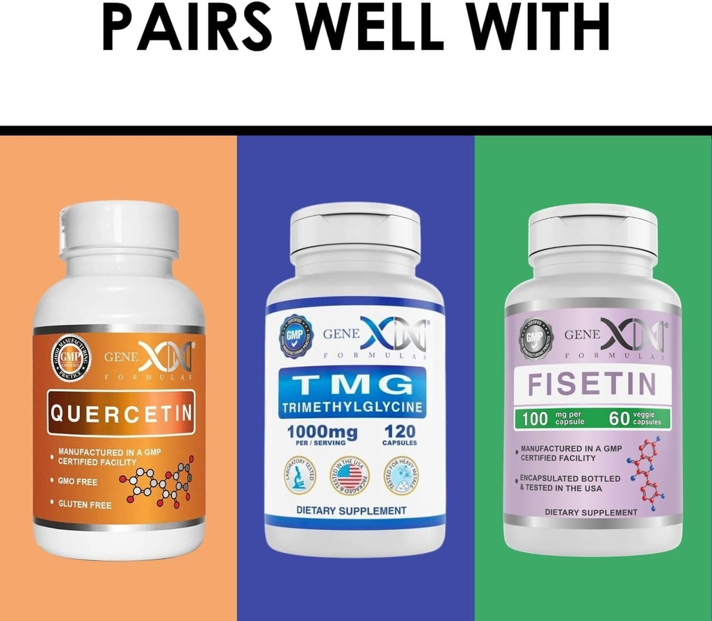 Genex Formulas Huperzine A 200mcg (120 Capsules) | Nootropic Supports Memory, Focus, and Cognitive Health - Non-GMO, Gluten Free, Vegetarian 6