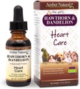 Amber NaturalZ Hawthorn & Dandelion Herbal Supplement for Dogs, Cats, Birds, Rabbits, and Guinea Pigs | Supports Heart Health, Circulation, and Fluid Balance | Natural Cardiovascular Care 2