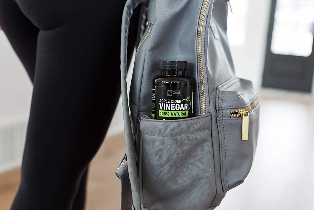 Zeal Naturals Natural Raw Apple Cider Vinegar Capsules (1560mg|120 Capsules) Apple Cider Vinegar Pills w Cayenne Pepper, Cleanse, Appetite Suppressant & Digestive Support 6