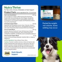 Ultimate Pet Nutrition Nutra Thrive Canine, 40-in-1 Nutritional Powder Supplement for Dogs with Digestion and Immune Support, Vitamins, Minerals, Probiotics, Enzymes, 30 Scoops 6