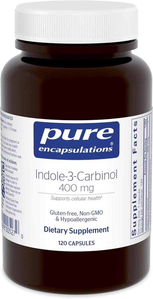 Pure Encapsulations Indole-3-Carbinol 400 mg | Supports Healthy Breast, and Cervical Cell Function | 120 Capsules 2