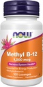 NOW Supplements, Methyl B-12 (Methylcobalamin) 1,000 mcg, Nervous System Health*, 100 Lozenges 2