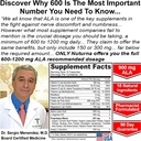 Neuropathy Support Nerve Supplement with 900 mg Pure Alpha Lipoic Acid - Maximum Strength Formula, Fortify Nerves in Fingers, Hands, Toes, & Feet - Best Peripheral Relief Support - 180 Capsules 4