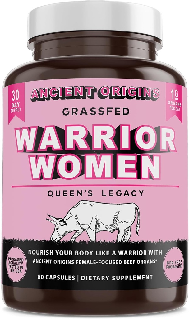 Women’s Beef Organ Complex – 7 Grass Fed Organs (Liver, Heart, Colostrum & More) – Pasture Raised, Grass Finished – Balance Hormones, Boost Energy & Wellness 2