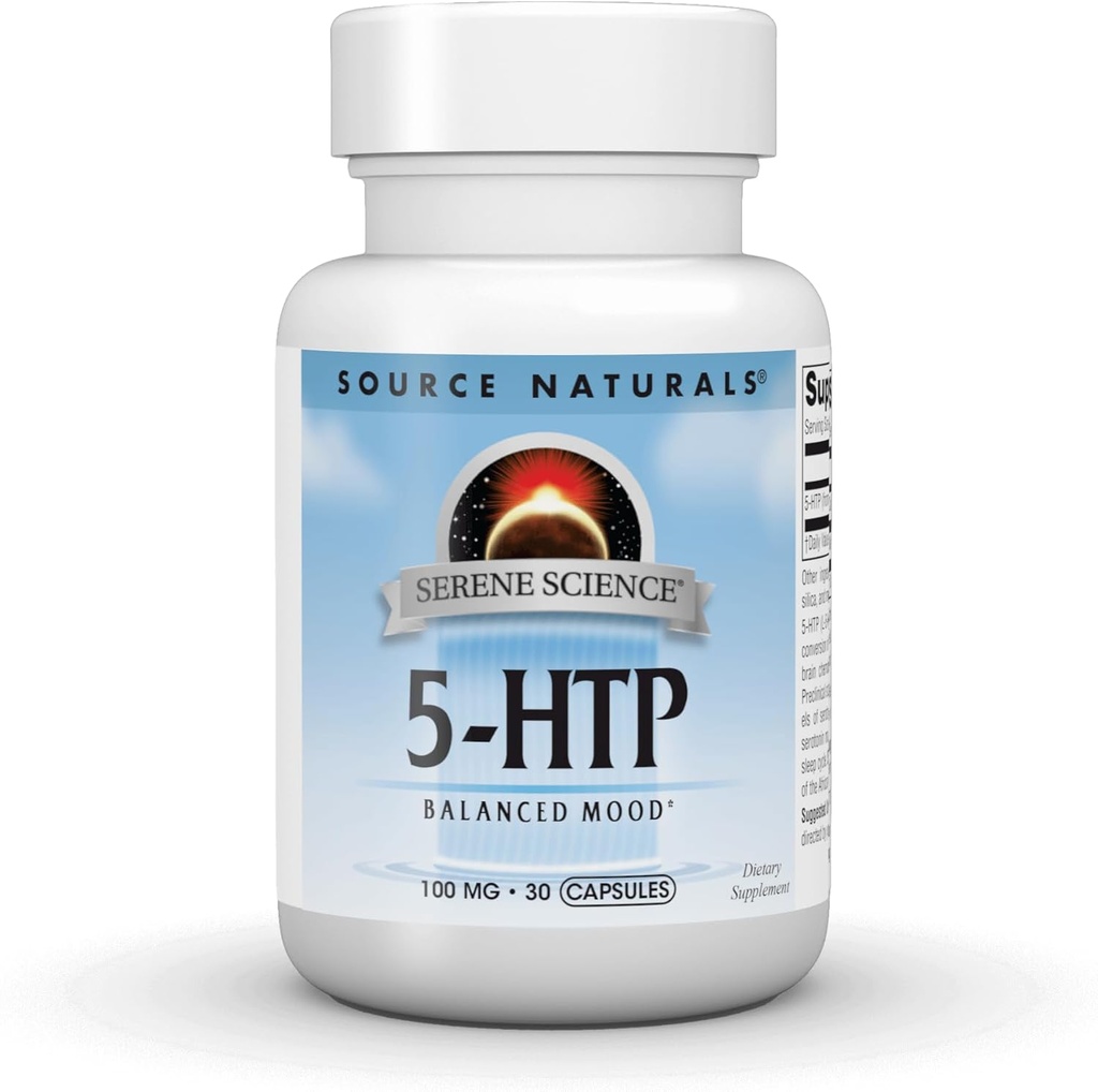 Source Naturals Serene Science 5-HTP, Balanced Mood* 100 mg - 30 Capsules 2