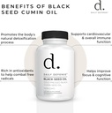 Cold Pressed Black Seed Oil Capsules - 90 Count - Nigella Sativa for Hair, Skin & Enhanced Immunity - Vegan, Gluten-Free, Non-GMO Black Cumin Seeds Oil 6