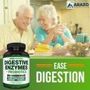 Digestive Enzymes with Probiotics - Multi Enzyme Nutritional Supplement - Acidophilus Bromelain Papaya Papain Lipase & Lactase - Improve Digestion - 120 Pills - Arazo Nutrition 6