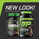 MusclePharm Combat Protein Powder, Chocolate Milk Flavor, Fuels Muscles for Productive Workouts, 5 Protein Sources Including Whey Protein Isolate & Egg Albumin, Gluten Free, 2 lb, 24 Servings 3