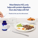 Essential Stacks Betaine HCL with Pepsin, Ox Bile, Organic Gentian & Ginger - Betaine Hydrochloride Supplement w Digestive Enzymes, Bile & Bitters - Gluten, Dairy & Soy Free (120 Capsules) 5