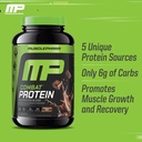 MusclePharm Combat Protein Powder, Chocolate Milk Flavor, Fuels Muscles for Productive Workouts, 5 Protein Sources Including Whey Protein Isolate & Egg Albumin, Gluten Free, 2 lb, 24 Servings 5