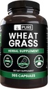 Pure Original Ingredients Wheat Grass (365 Capsules) No Magnesium Or Rice Fillers, Always Pure, Lab Verified 2