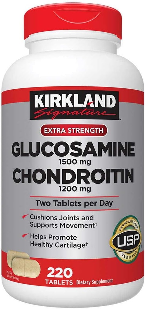 Kirkland Signature Glucosamine & Chondroitin, 220 Tablets (2 Pack) 2