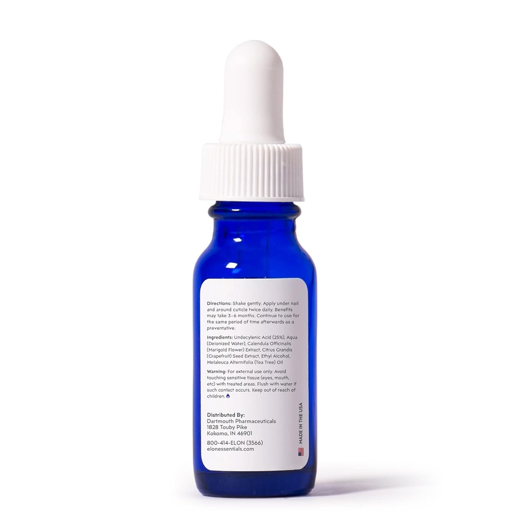 Elon Dual Defense Anti-Fungal Formula | 25% Undecylenic Acid | Treat & Eliminate Nail Fungus | Dermatologist & Podiatrist Recommended 6