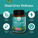 Bundle of Liver Support Supplement with NAC - Herbal Liver Supplement with N Acetyl Cysteine Silymarin Milk Thistle and GSE Grapefruit Seed Extract Liquid for Digestive and Health and Immune Support 5
