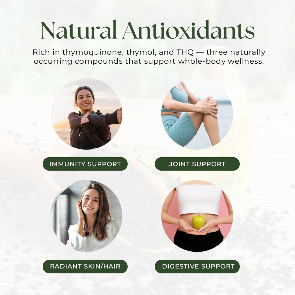 HalalEveryDay Organic Black Seed Oil - USDA Certified, Cold Pressed Glass Bottle 16oz - Over 1.5% Thymoquinone Turkish Black Cumin Nigella Sativa Non-GMO 100% Pure Blackseed Oil 5