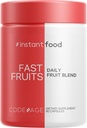 Codeage Instantfood Fast Fruits, Over 15 Fruits Powders Equivalent All-in-One, Vegan Daily Whole Food Vitamins - Berries, Antioxidant Polyphenols & Bioflavonoid Multivitamin, Non-GMO, 90 Capsules 2