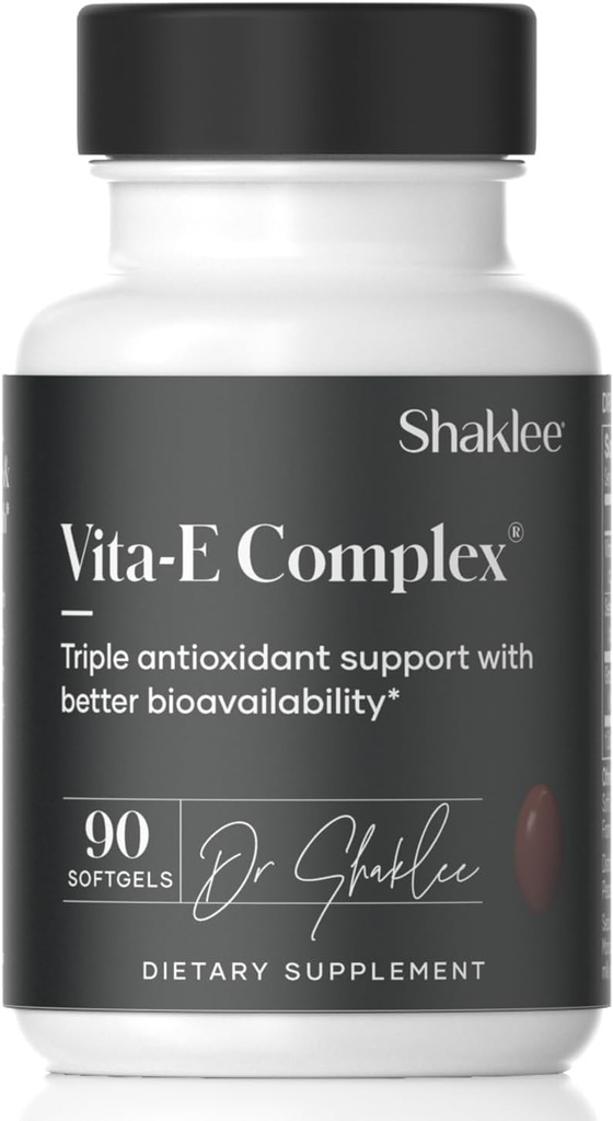 Shaklee - Vitamin E - Supports Heart, Brain, and Prostate Health -Neutralizing Damage Caused by Free Radicals Vita-E® 400 IU Tablets with Selenium and Grape Seed Extract - 90 Softgels 2
