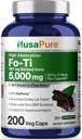 NusaPure Fo-Ti 30:1 Extract, 167 mg Equivalent to 5000mg per Veg Caps, 200 Count, Non-GMO, Vegan, Bioperine 2