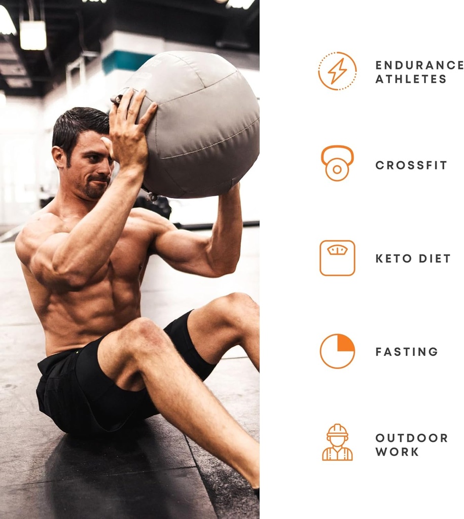 Keto S1000 Electrolyte Powder Packets | Keto and Paleo Friendly | No Sugar, Calories, Maltodextrin | Clean | 30 Unflavored Salt Hydration Stick Packs 5