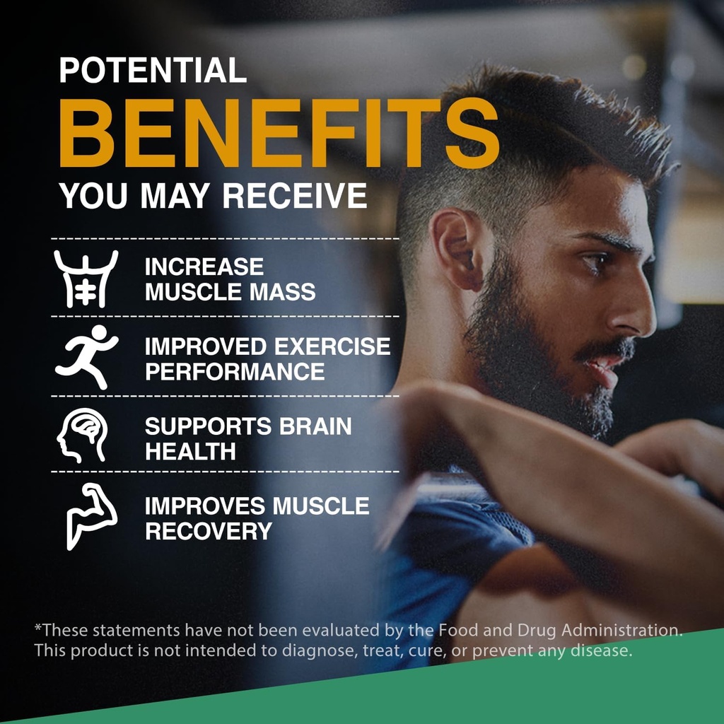 Creatine Monohydrate Capsules, Pure Creatine Pills Micronized for Enhanced Workout and Muscle Growth, Easy Absorption, Non-GMO, Unflavored - 210 Capsules 4