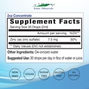 Eidon Ionic Minerals Liquid Zinc Concentrate - Ionic Zinc Supplement Drops for Adults and Kids, Support Immune System, Hair and Skin, Liver and Kidney Health, Relieves Stress - 2 oz 3