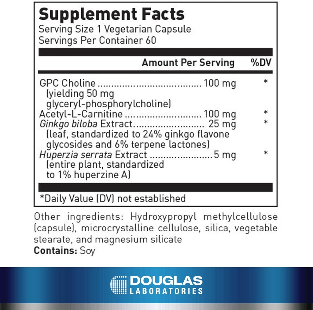 Douglas Laboratories Brain Memory | Memory Supplement to Support Mental Focus and Brain Health* | 60 Capsules 3