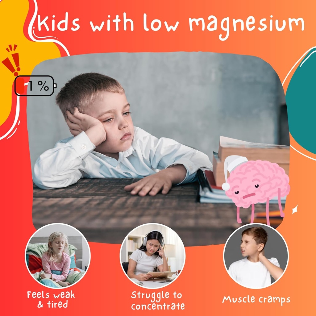 Kids Magnesium Glycinate Liquid Drops – Sugar Free Liquid Magnesium Drops, Happy Calm for Kids Calming Supplement Complex – Magnesium for Children & Nighttime Sleep, Pineapple Flavor 2 Fl Oz. 5