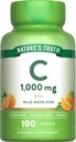 Nature's Truth Vitamin C 1000 mg with Rose Hips | 110 Caplets | Vegan, Non-GMO, & Gluten Free Supplement 2