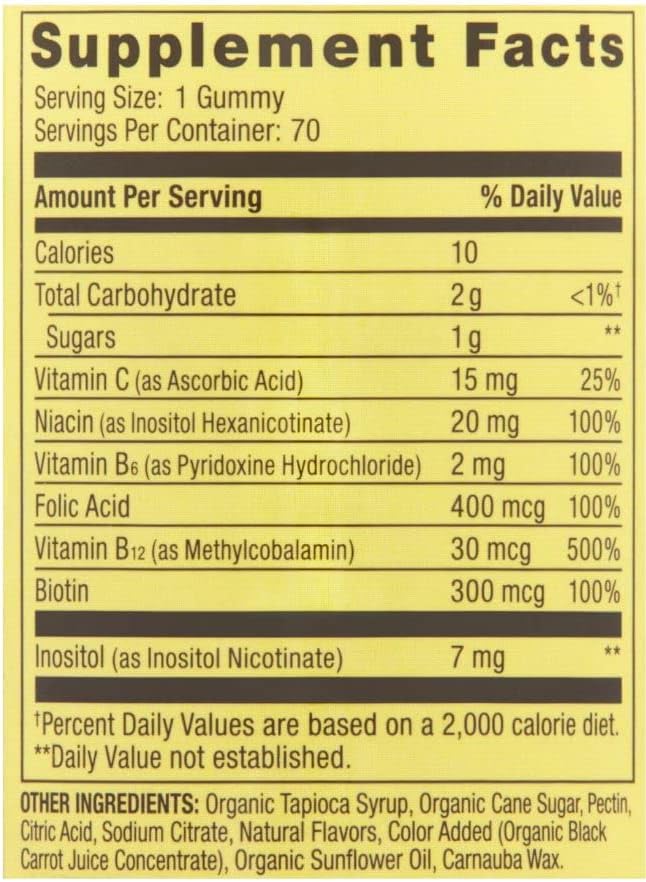 Spring Valley Vitamin B Complex Supplement Adult Vegetarian Gummies, 70 Count+Better Guide Vitamins Supplements 5