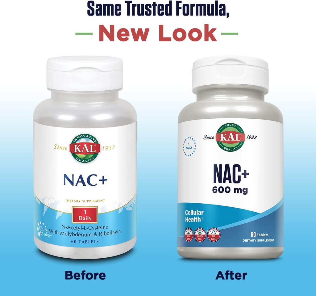 Kal N-Acetyl Cysteine Plus Tablets, 60 Count 4