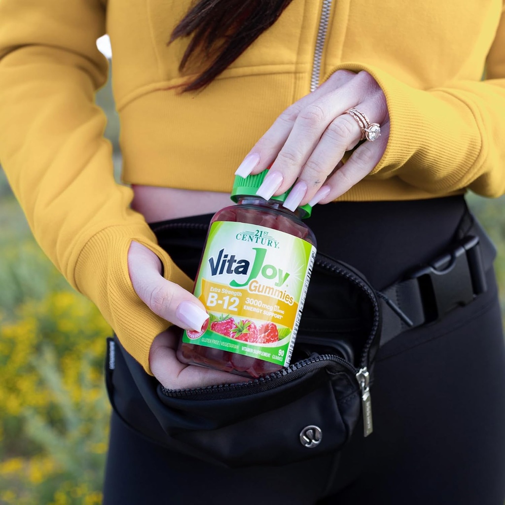 21st Century VitaJoy Extra Strength B-12 3000 mcg Gummies, Raspberry, 90 Count 6